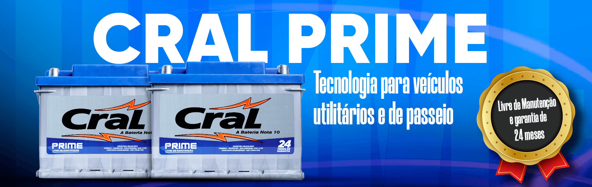 Banner promocional Cral Prime